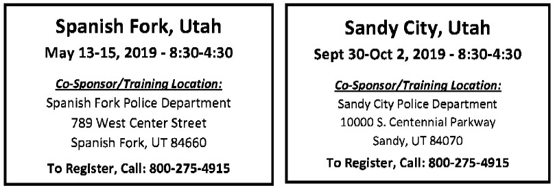 Additional Non Post Sponsored Training Dps Peace Officer To Register Visit Https Streetcrimes Or 1 800 275 4915